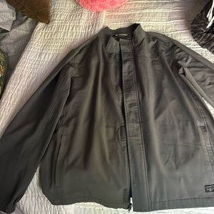 Travis Mathew jacket zip up large grey